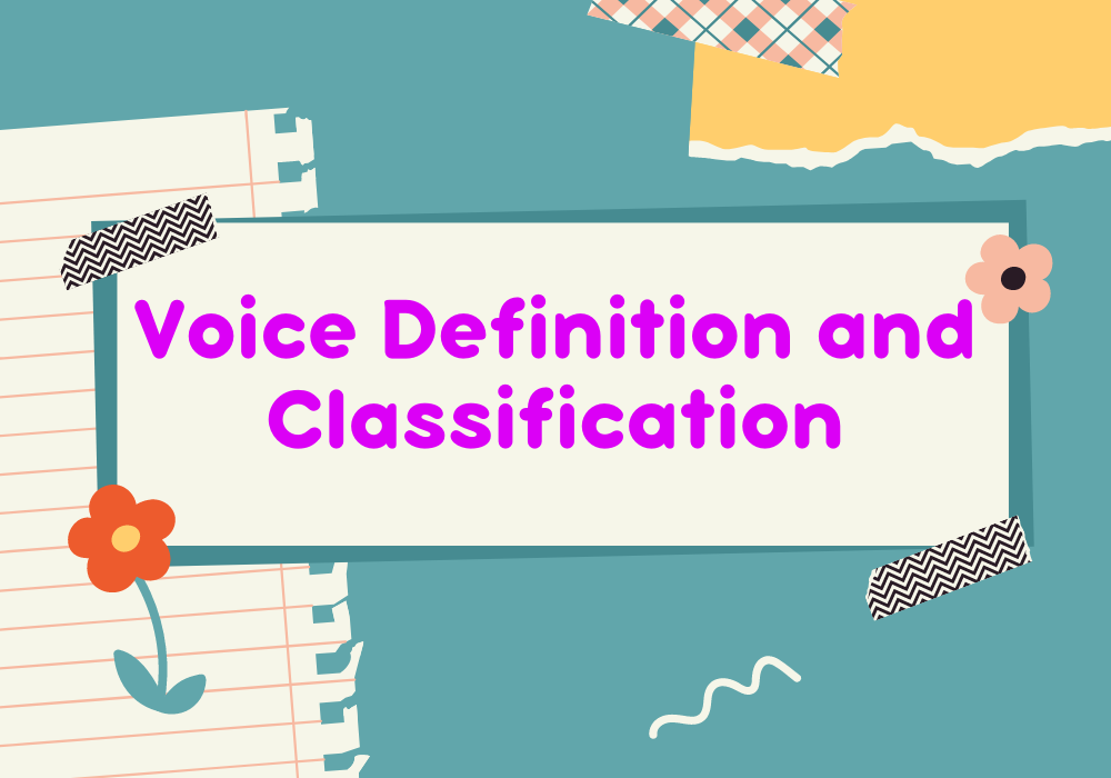 You are currently viewing Voice Definition and Classification